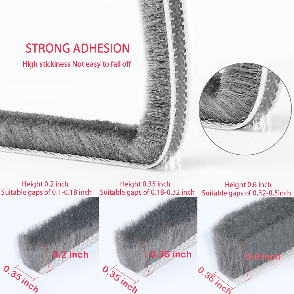 UpinFun 5P soft hair strip provides quiet operation and durability