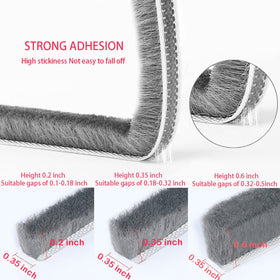 UpinFun 5P soft hair strip provides quiet operation and durability