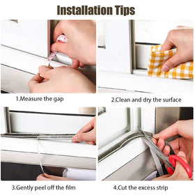 UpinFun weather strip gray seal for cabinet and door applications