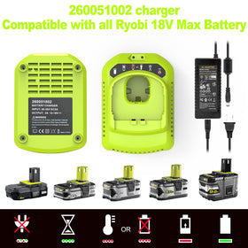 UPJONSIM Ryobi One+ compatibility illustration for seamless ecosystem use.