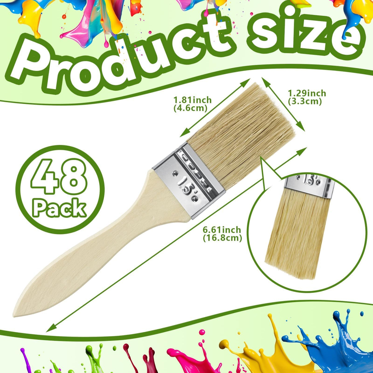 UPlama wood-handle brush offers a lightweight, comfortable grip for extended use.