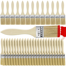 UPlama 48-pack 1.5in brushes with tight bristles for smooth, even coverage.