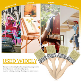 Heavy-duty epoxy and glue tasks with brushes that resist clogging.