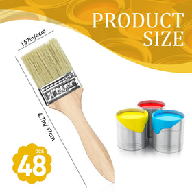 Close-up bristles show sturdy chip brushes for smooth, consistent application.