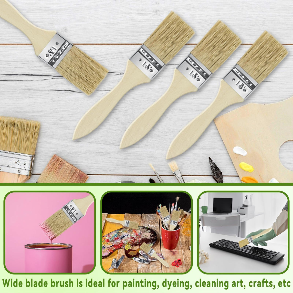 UPlama epoxy-adhesive application brush ideal for thick resins and glues.