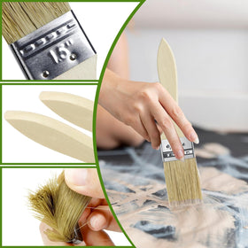 UPlama brush close-up shows a secure ferrule for durable performance.