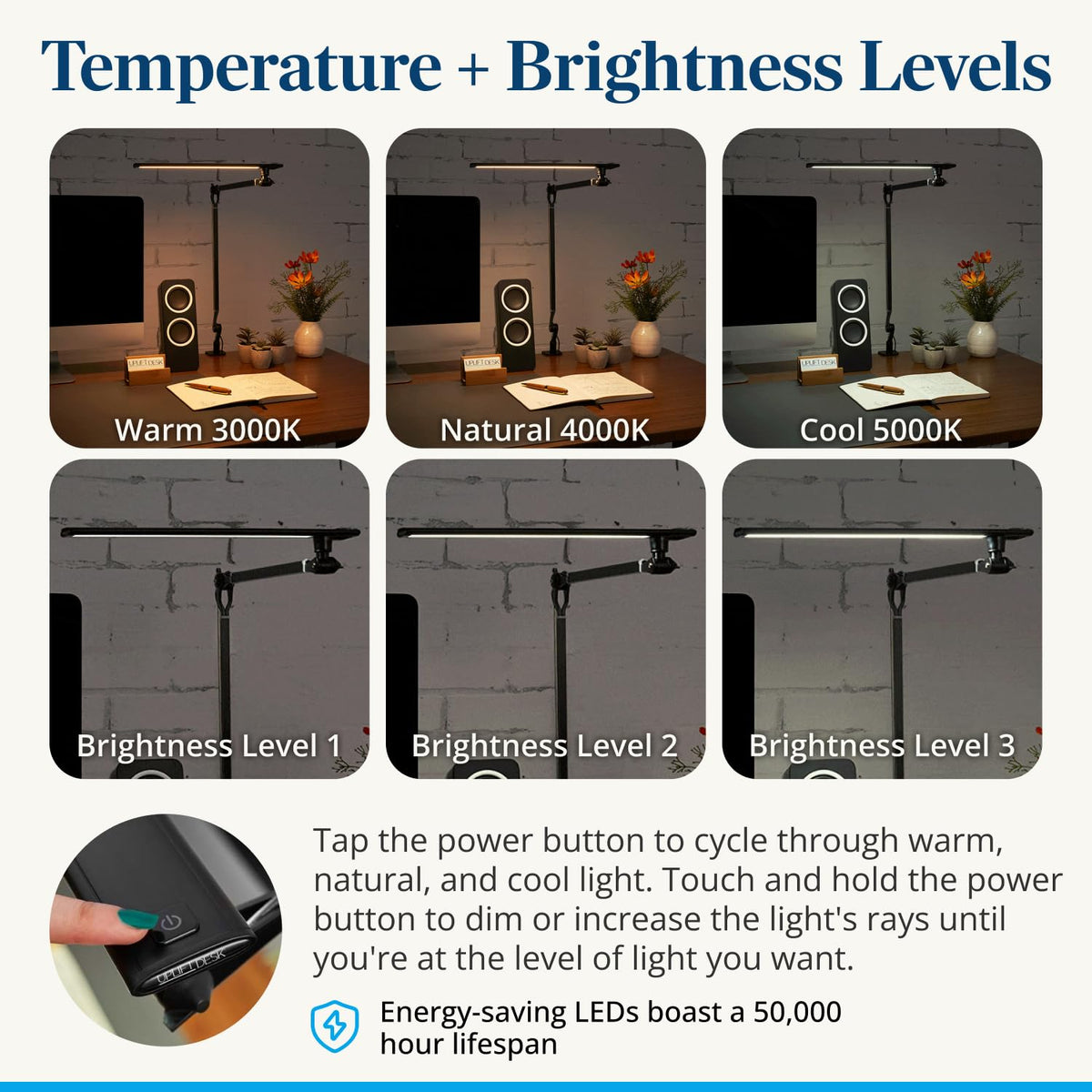 Ideal for dual monitors and drafting, adapts from standing to traditional desks.