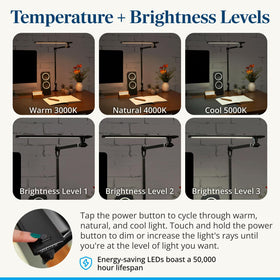 Ideal for dual monitors and drafting, adapts from standing to traditional desks.
