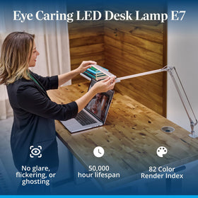 UPLIFT DESK E7 offers compatibility with standing desks for flexible setups.