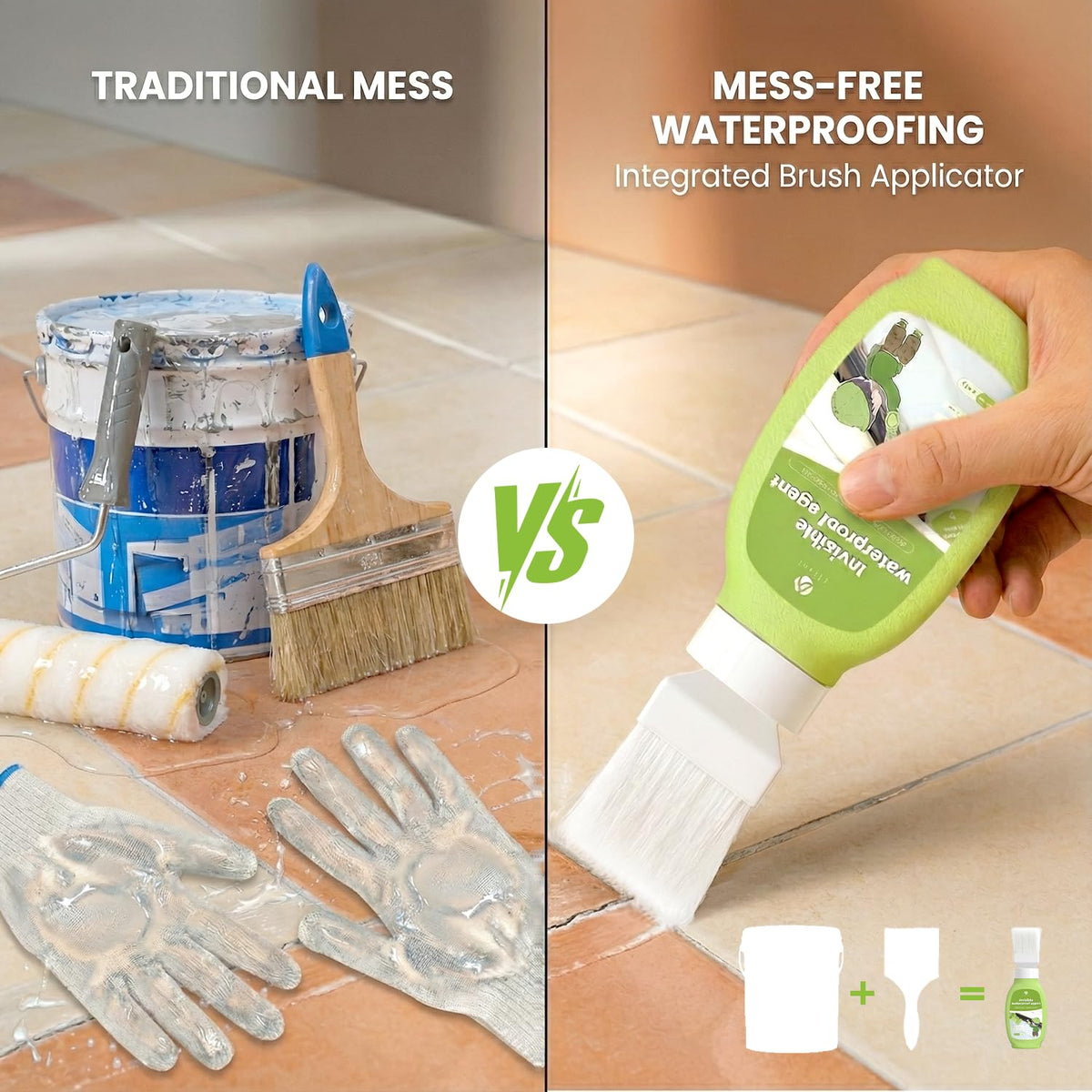 Uprosdik waterproof sealant provides strong, flexible protection against weather and UV exposure.
