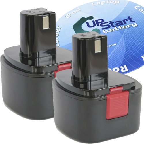 UpStart Battery 12V replacement 2-pack powers Lincoln grease guns.