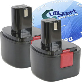UpStart Battery 12V replacement 2-pack powers Lincoln grease guns.