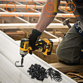 URABLAZ hidden fasteners create a clean deck surface with no visible screws