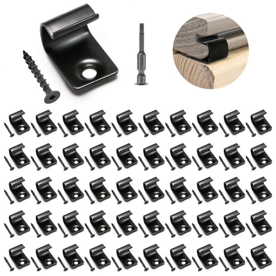 URABLAZ starter deck clips centered on deck edge for quick, secure installation