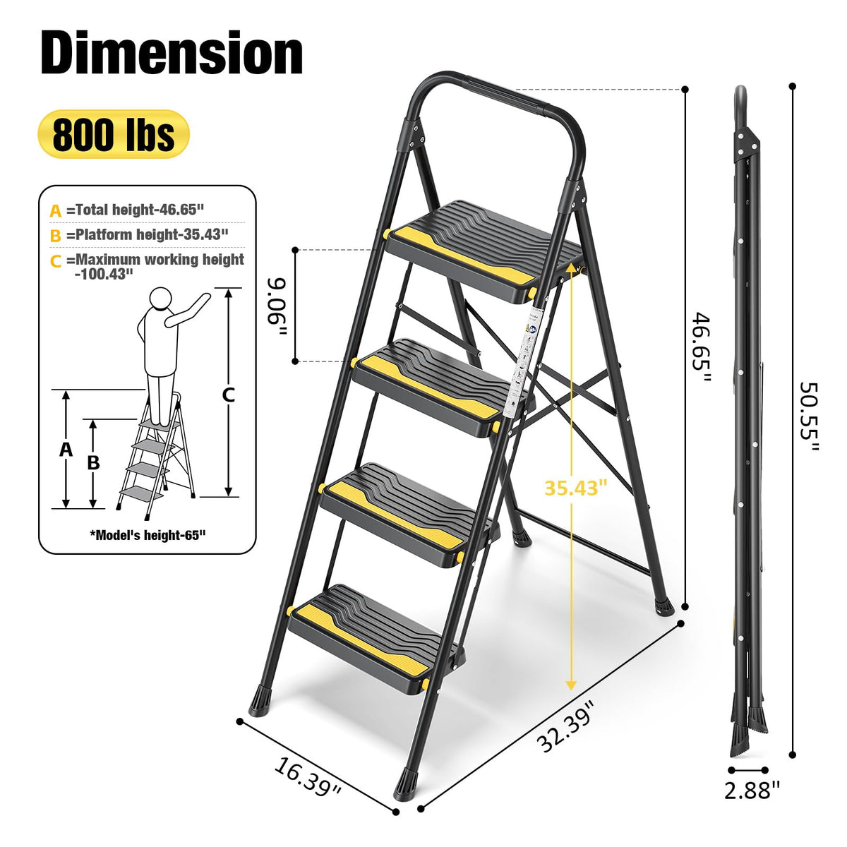 Urackify heavy-duty steel construction conveys long-lasting reliability for DIY projects.