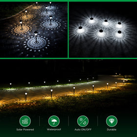 URAGO LED brightness highlights garden edges and borders