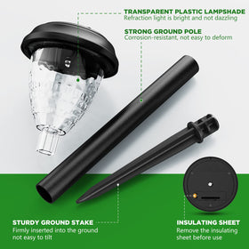 URAGO energy-efficient solar light extends evenings on walkways