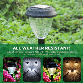 URAGO walkway light with decorative pattern for evening safety
