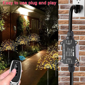 URANT AC110V outdoor plug-and-play setup with quick installation.
