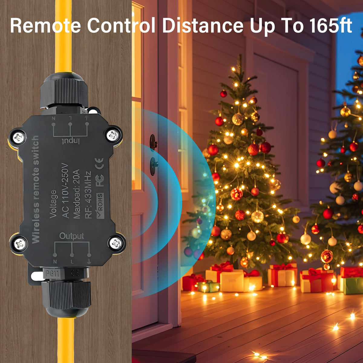 URANT outdoor lighting control is perfect for garden and patio setups.