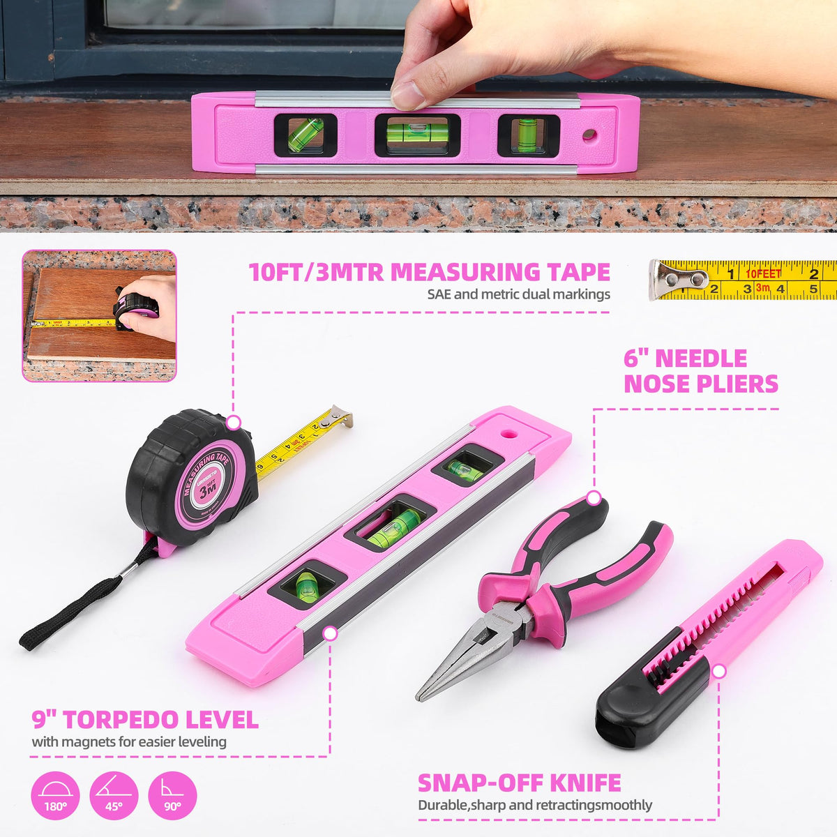 URASISTO drill driver with bits for DIY projects