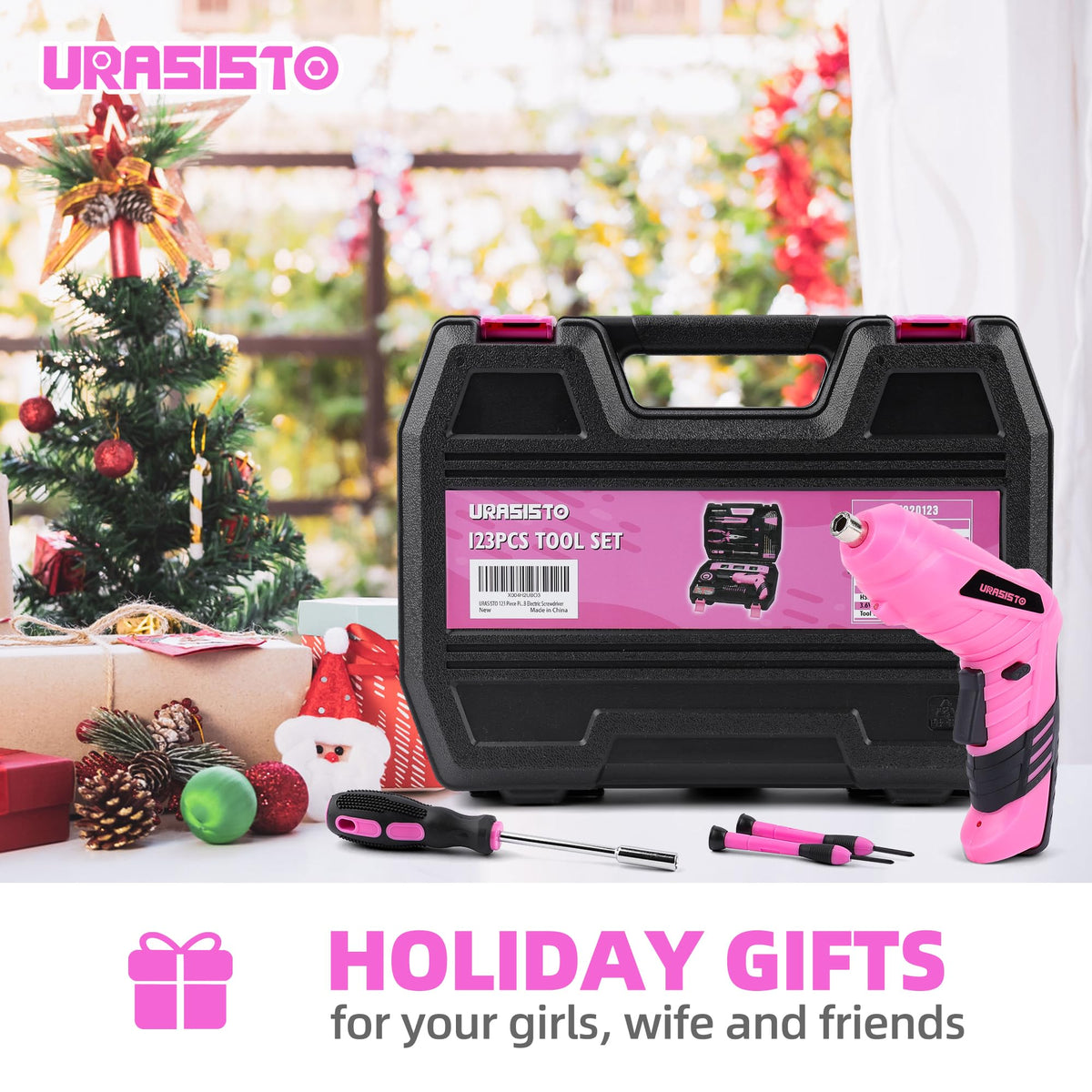 URASISTO portable tool kit for on-the-go home maintenance