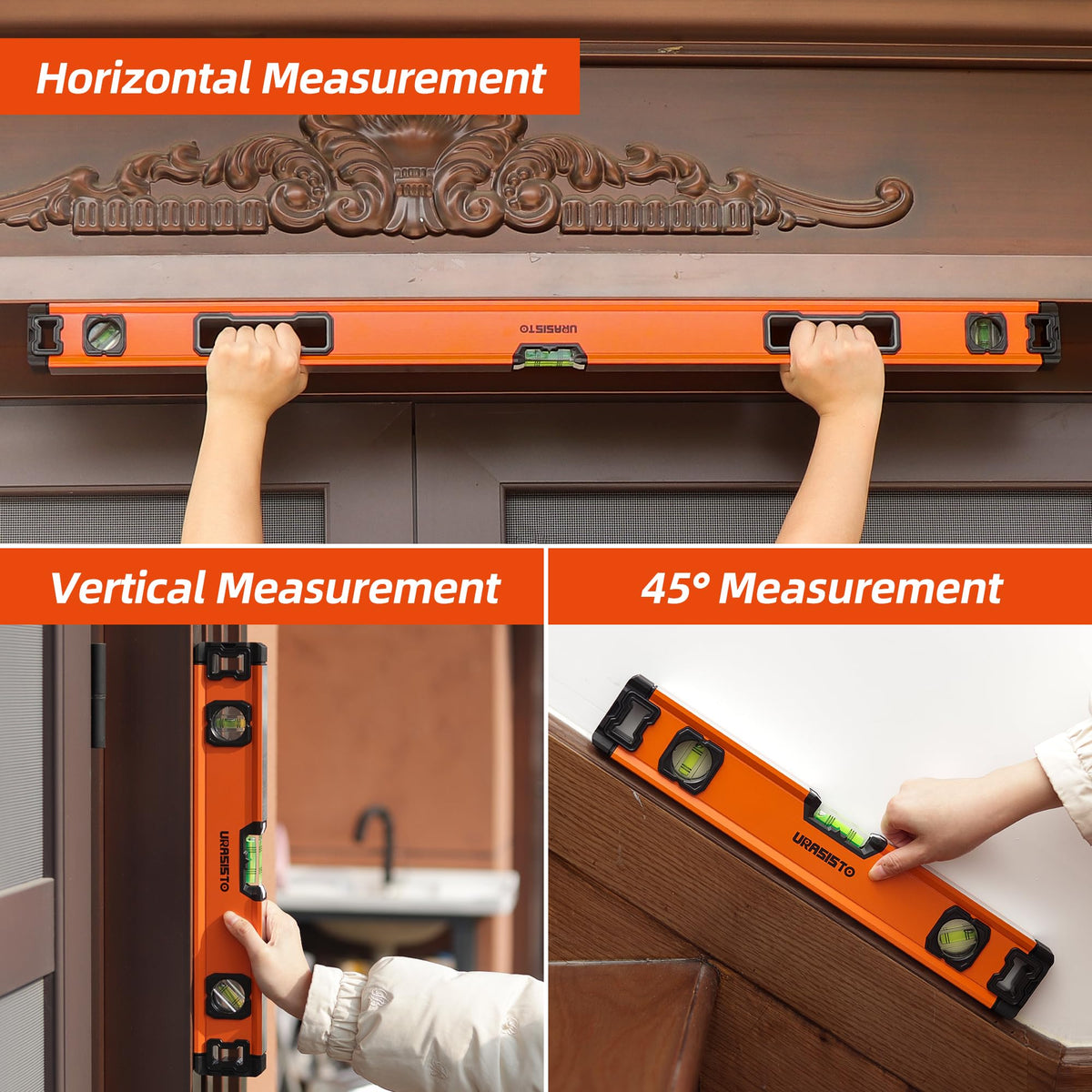 URASISTO vials with high-contrast bubbles simplify angle readings