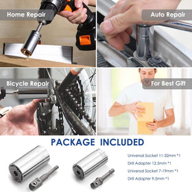 Gift-ready URGENEX universal socket set ideal for DIY enthusiasts.