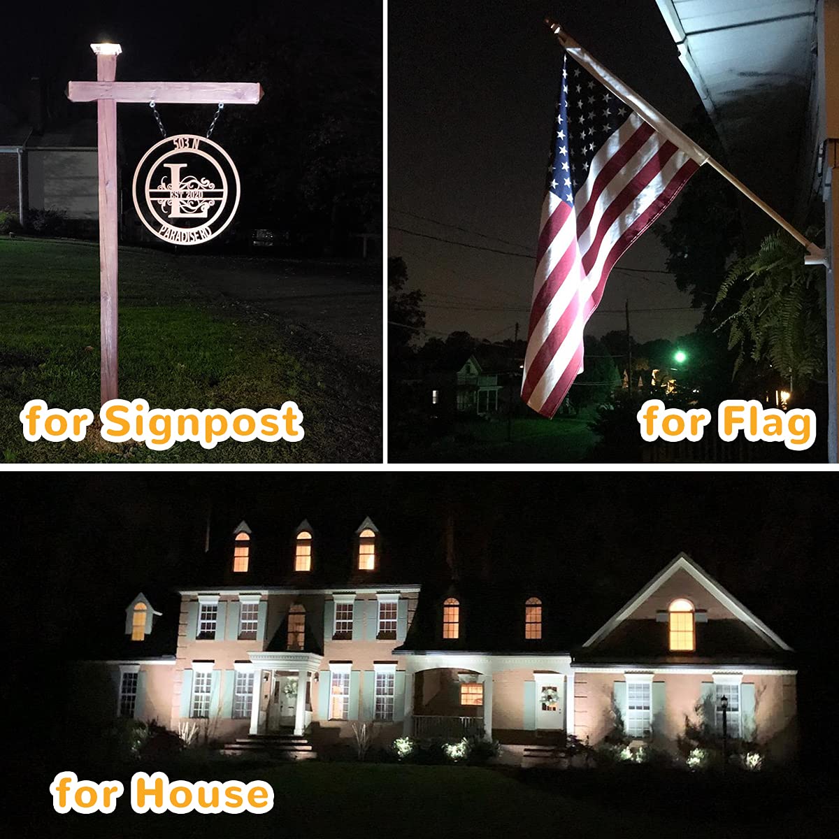 URPOWER dusk-to-dawn mode provides hands-free outdoor lighting.