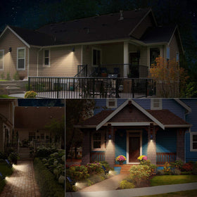 URPOWER solar lights IP64 waterproof design withstands weather