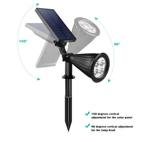 URPOWER solar panel tilted 180 degrees for optimal sun exposure.