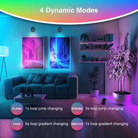 Adjustable angle and three brightness levels offer ambient lighting