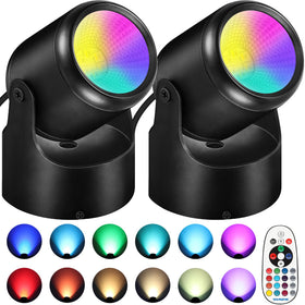 URTOM RGBW spot light for indoor festive uplighting.