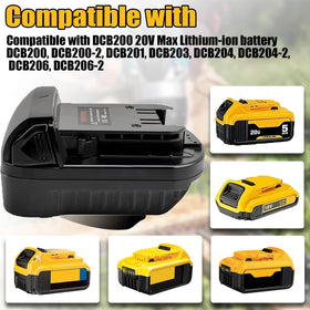 URUN 60V compat and DL18ML adapter ready to power Milwaukee M18 tools safely