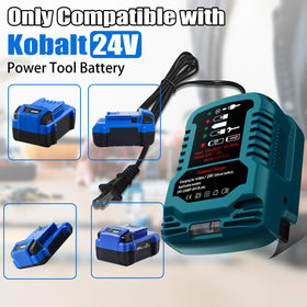 URUN fast charger LCD displays voltage, current, and battery status for quick checks.