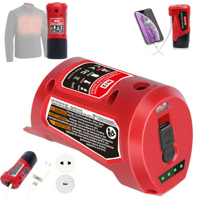 URUN M-12 battery charger with Type-C port for versatile charging on the go