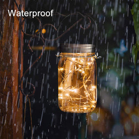 Urvoix solar mason jar lights ideal for DIY Christmas decor.