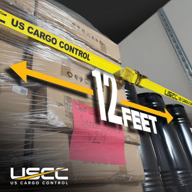 US Cargo Control E-Track Straps spring E-fitting provides fast locking.