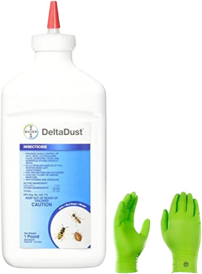 USA Supply Delta Dust container for precise pest control in tight spaces.