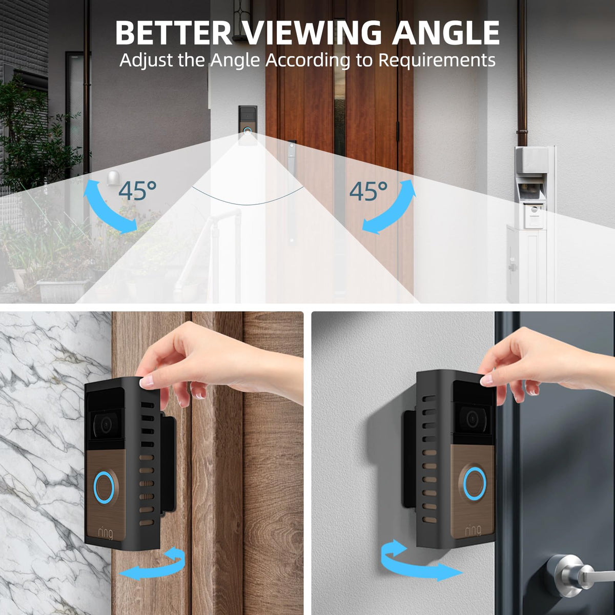 USUAUU no-block sensor layout preserves door sensor visibility during mounting