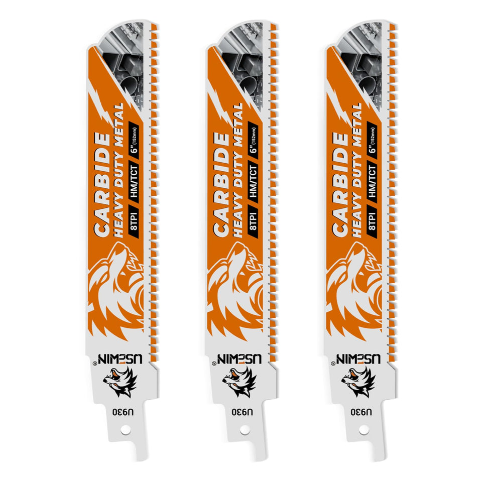 Usewin carbide saw blades 6in pack for durable metal cutting and longer blade life