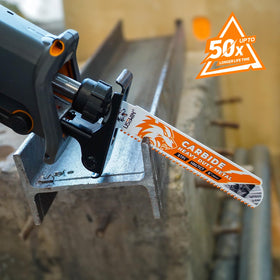 Usewin 6in blades shown in practical metal cutting scenarios