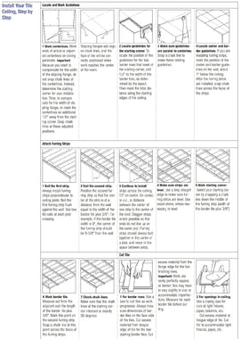 USG Interiors staple-up design ceiling tile 12x12 for quick ceiling upgrades.