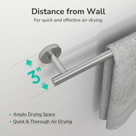 USHOWER brushed nickel finish detail highlighting sleek design
