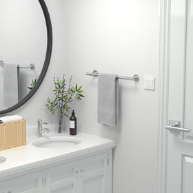 USHOWER easy-install towel bar kit with mounting tools included