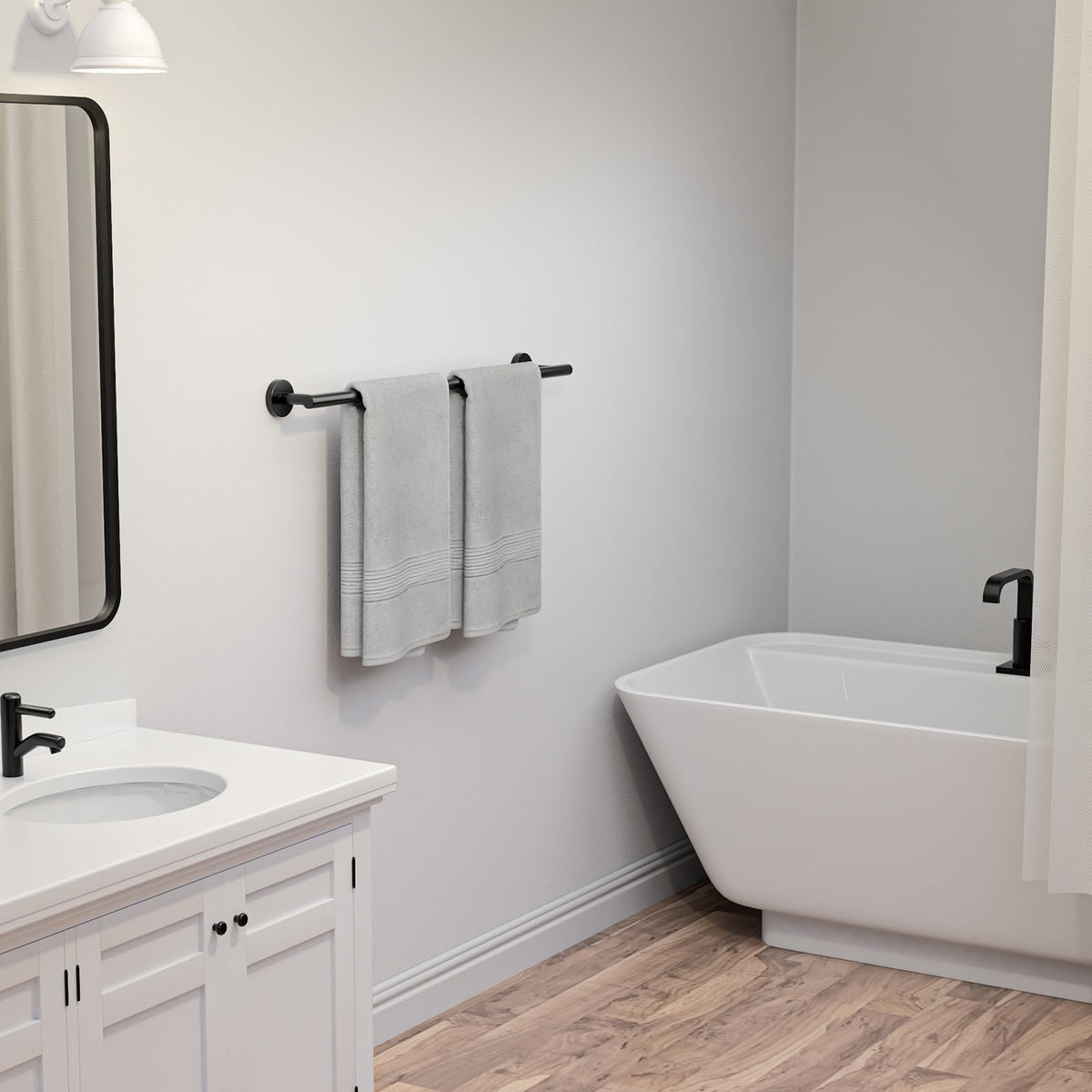 USHOWER installation hardware and tools included for quick setup