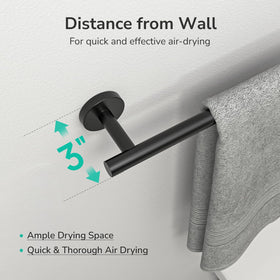 USHOWER matte black finish close-up highlighting modern aesthetic