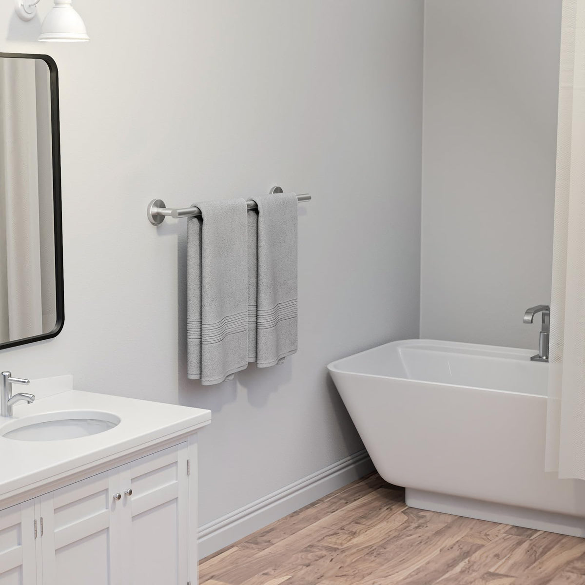 USHOWER Towel bar suitable for bathroom, kitchen, and laundry areas