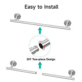 USHOWER Towel bar with installation hardware included