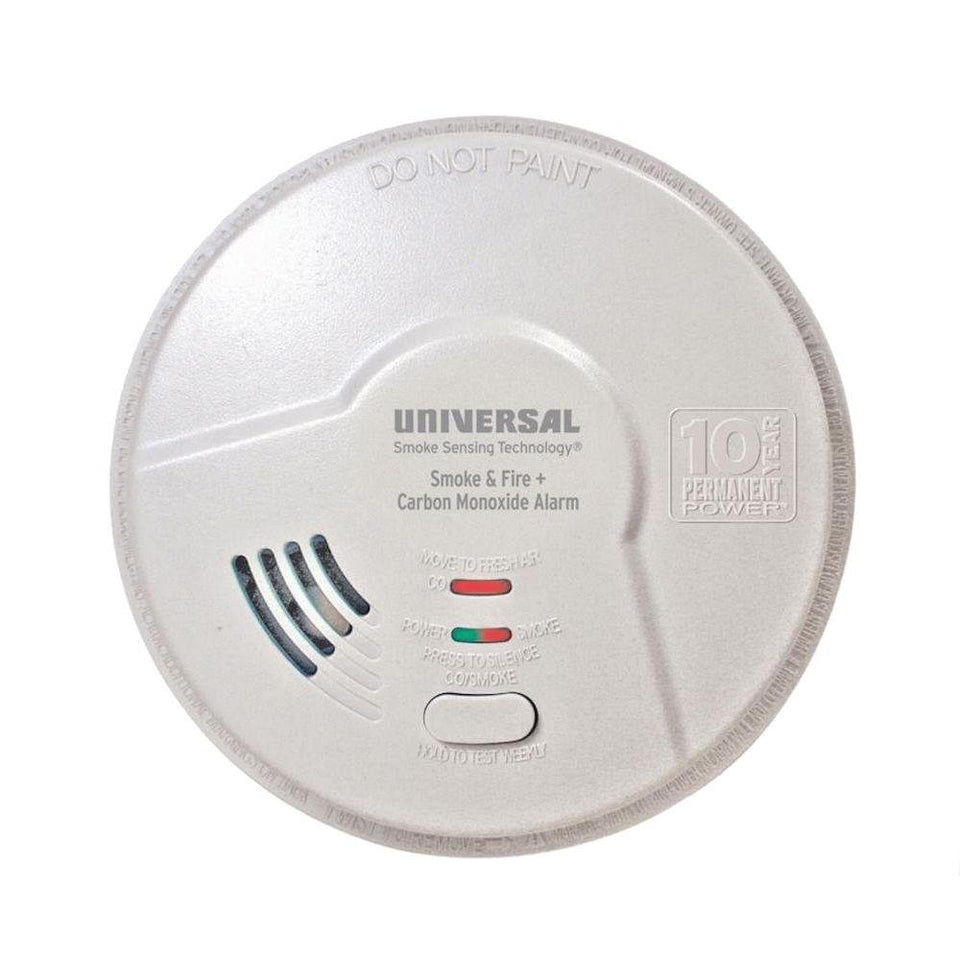 USI MIC3510SB front view, 3-in-1 alarm for home safety and peace of mind